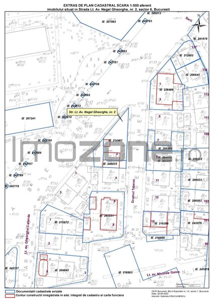 Cotroceni - Razoare, teren 308mp, toate utilitatile, urbanism, comision 0%.